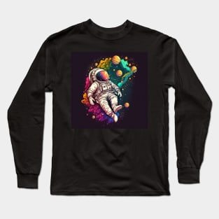 Astronaut Lost in Space #2 Long Sleeve T-Shirt